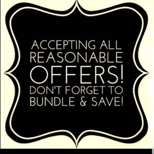 Bundle and save!! Bring all offers!! 💕💕